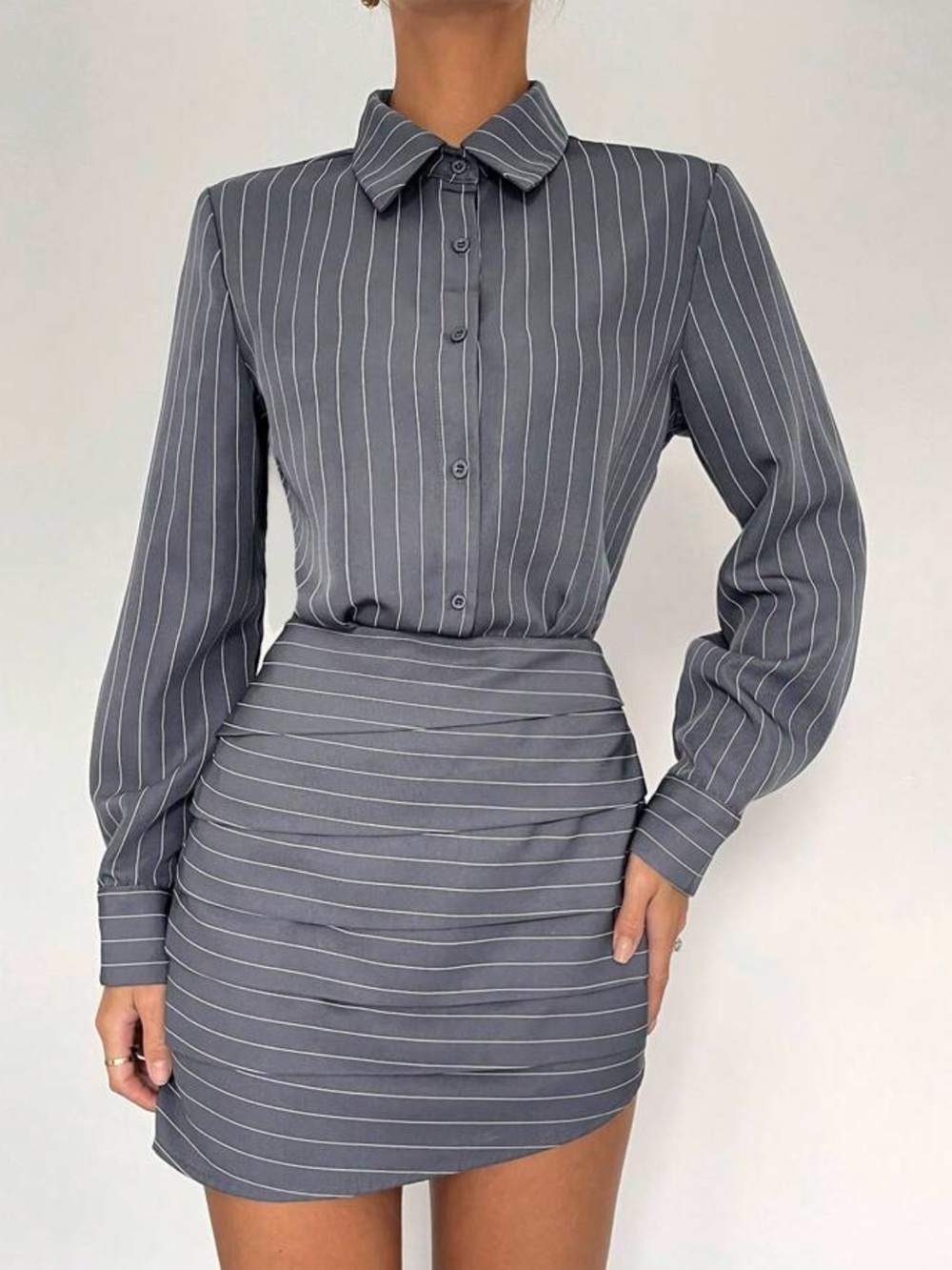 Dress— Slate Gray